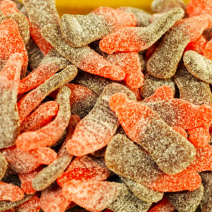 Sour Gummy Cherry Colas